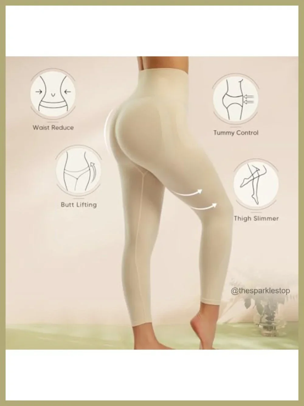High Waist Tummy Control Butt Lift Thigh Slimmer Compression Leggings Shapewear